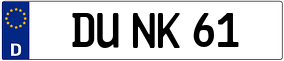 Truck License Plate